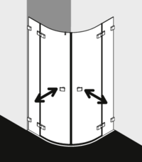 Kermi shower enclosure, MENA MEBRD