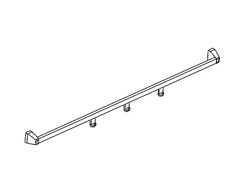 Kermi handdoekhouder I2 1250 mm