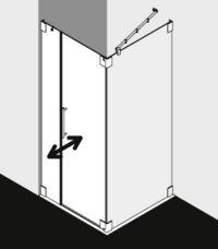 Kermi shower enclosure, PASA PA1SWL SWD