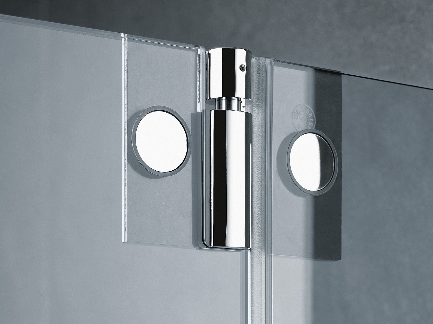 Kermi shower enclosure, PASA inside hinge