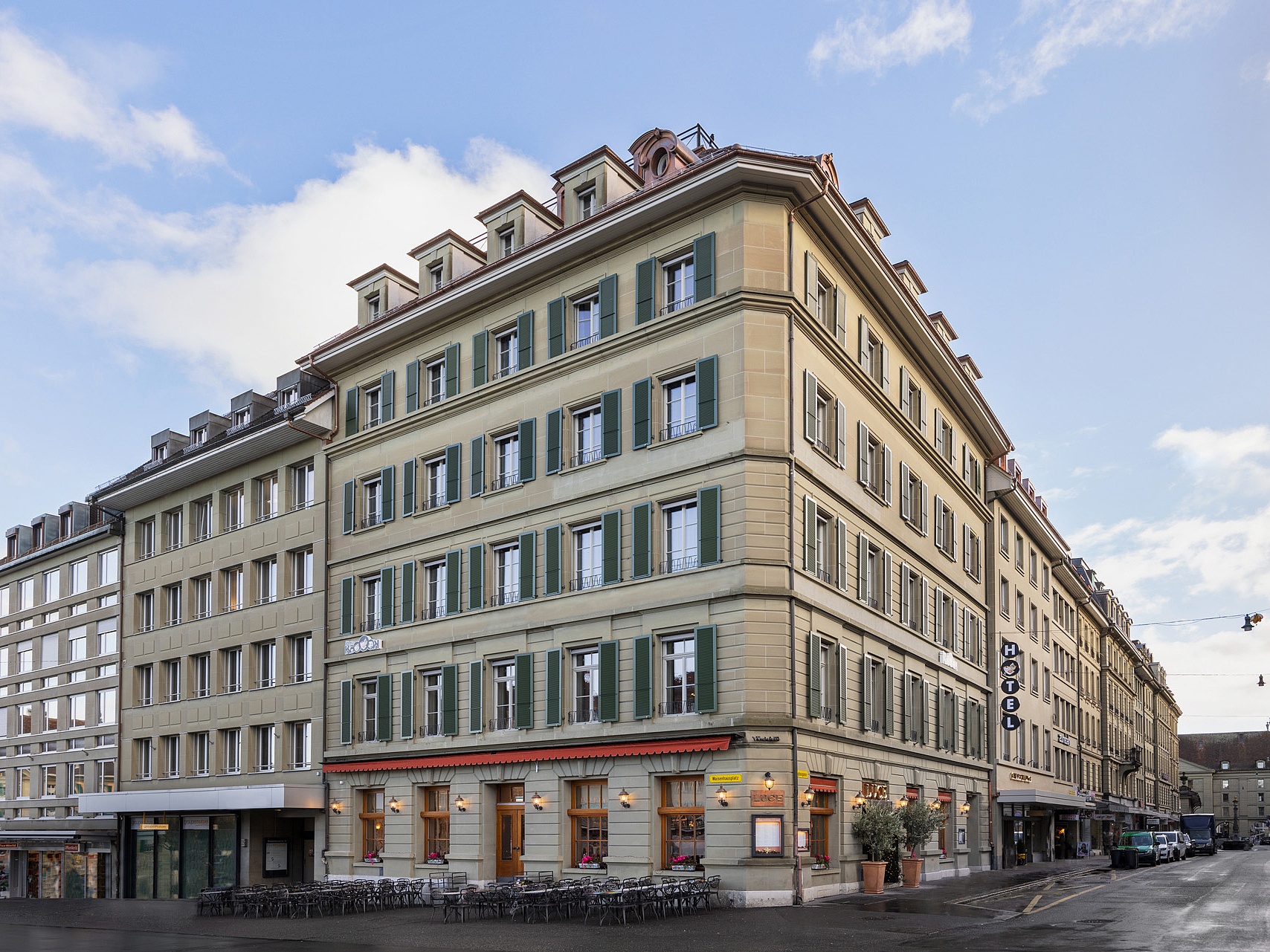 Projet de référence Conception de douche Kermi StayKooooK Bern City Hotel