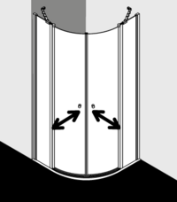 Kermi shower enclosure, IBIZA 2000 I2O