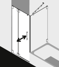 Kermi shower enclosure, PASA PA1FVL TVD