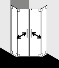 Kermi shower enclosure, PASA PAPFD