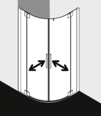 Kermi shower enclosure, PASA XP PXP