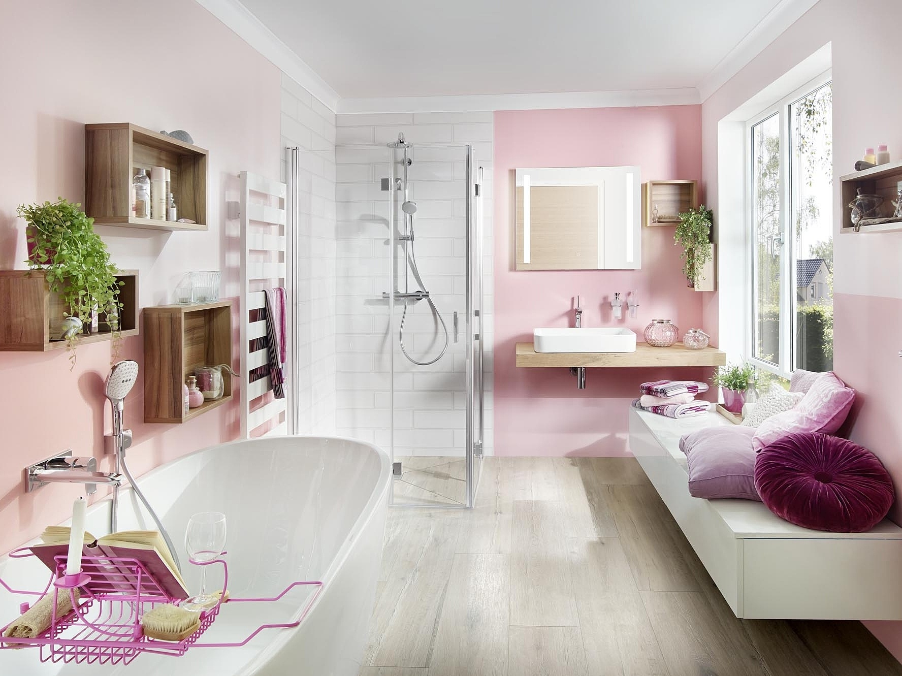 Kermi Inspiration bathroom with LIGA, POINT, and CASTEO