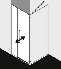 Kermi shower enclosure, PASA XP PX1FL PXTFR