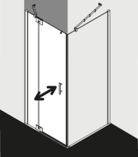 Kermi shower enclosure, FILIA XP FX1WL TWD