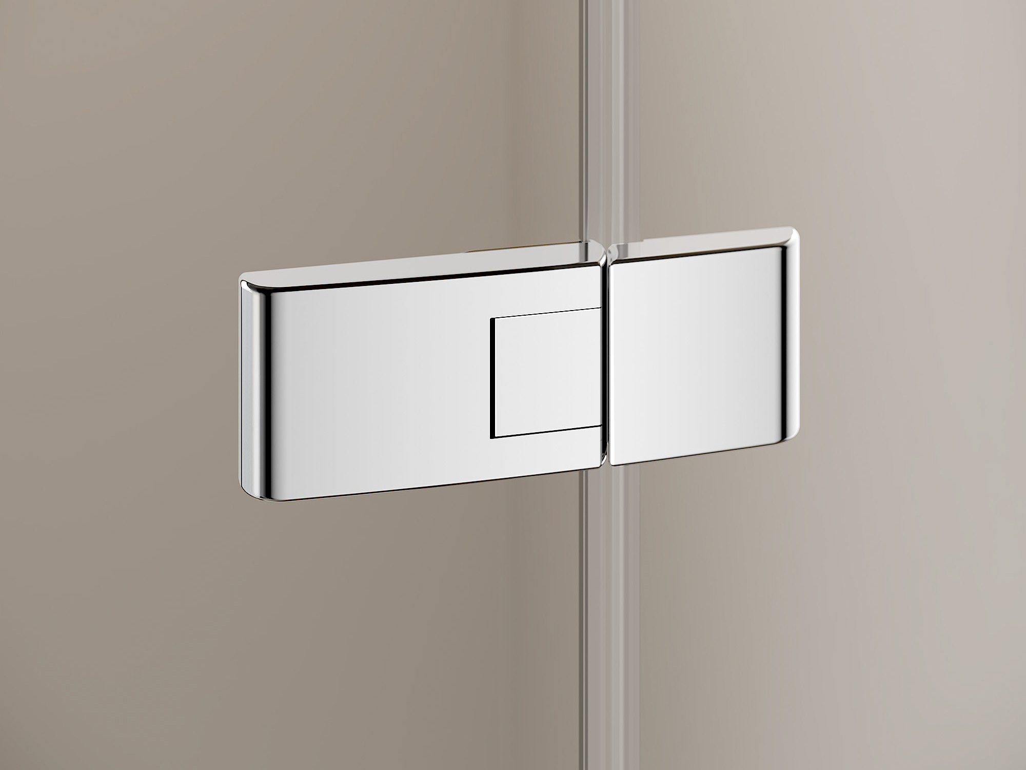 Kermi hinged shower enclosure, MENA door hinge