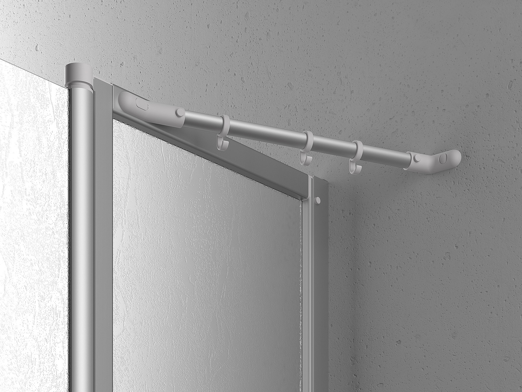 Kermi profile shower enclosure, NOVA 2000 stabilizer