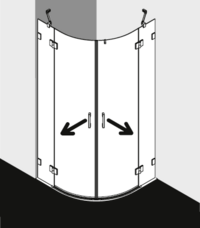 Kermi shower enclosure, LIGA LIORD