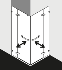 Kermi Duschkabine TUSCA TUEOL EOR