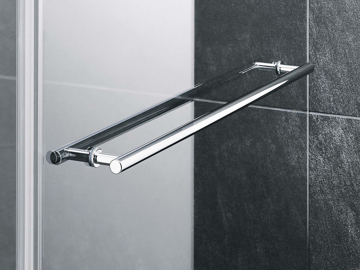 Kermi shower enclosure, PASA towel rail