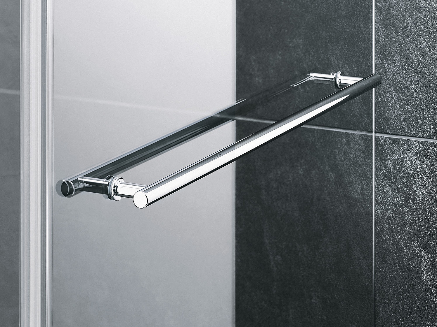 Kermi shower enclosure, PASA towel rail