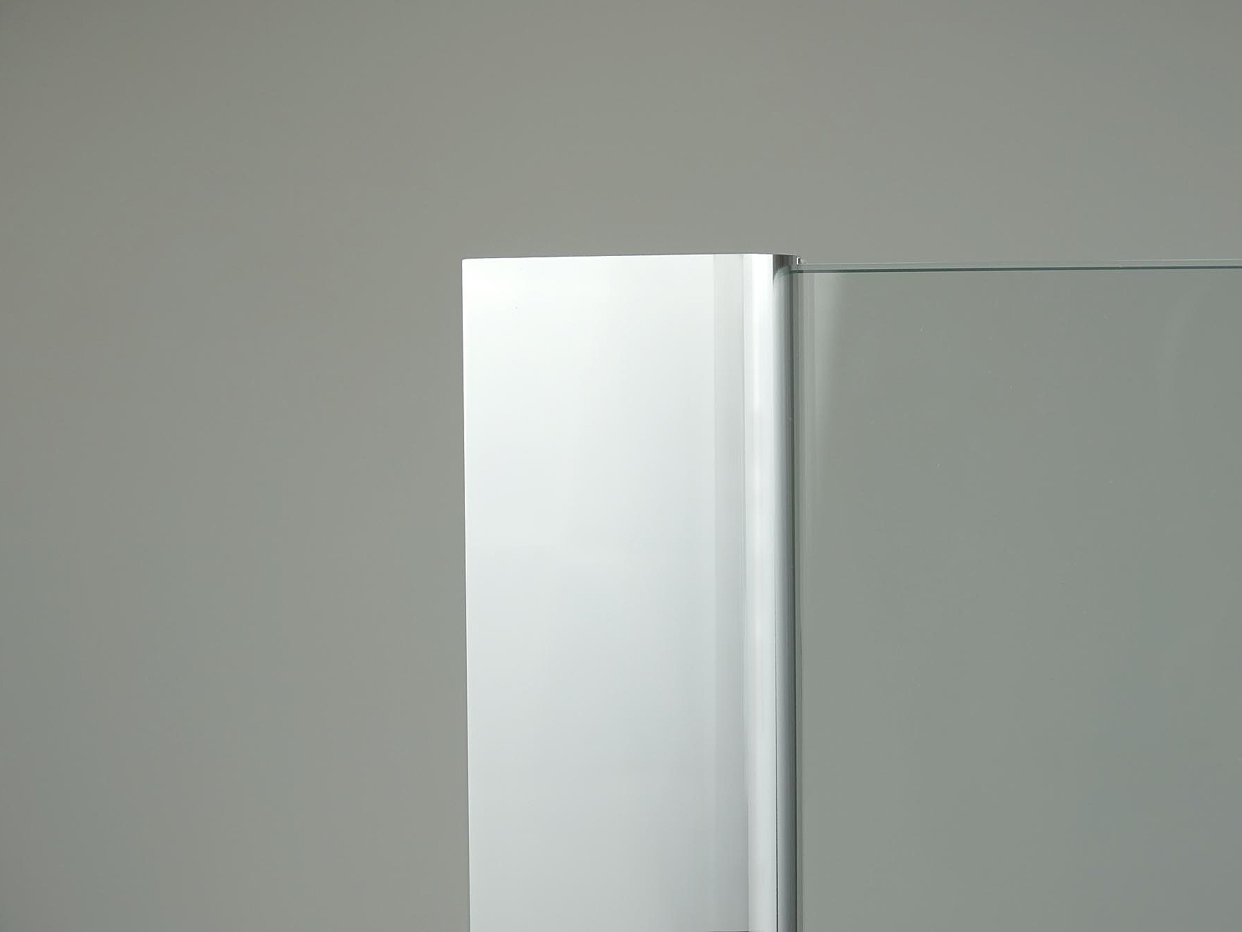 Kermi shower enclosure, wall profile surface High-Gloss Silver