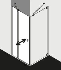 Kermi shower enclosure, RAYA RA1NL TOR