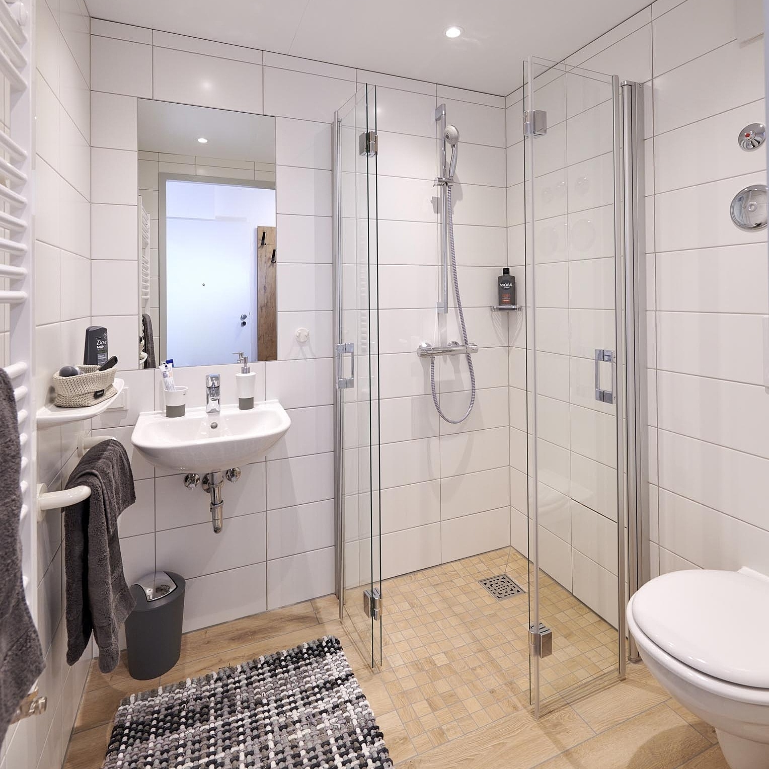 Kermi shower design reference property Student apartments, Deggendorf