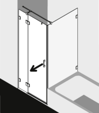 Kermi Duschkabine LIGA LISFWL TVB