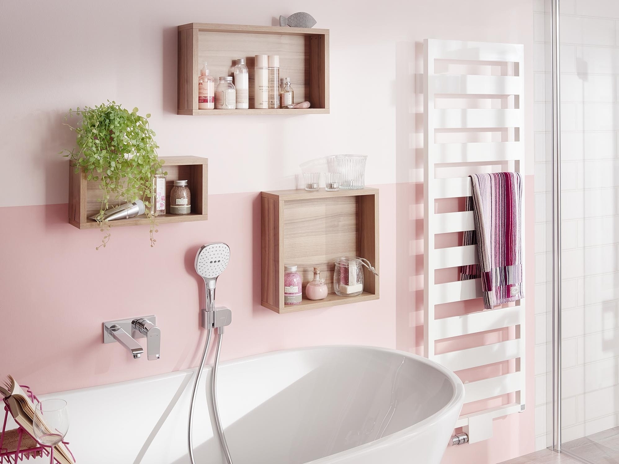 Ispirazione bagno Kermi con LIGA, POINT e CASTEO