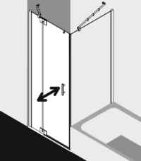 Kermi shower enclosure, FILIA XP FX1WL TVD