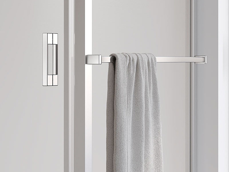 Kermi shower enclosure, LIGA towel rail