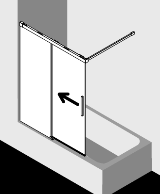 Kermi shower enclosure, NICA NIH2BL