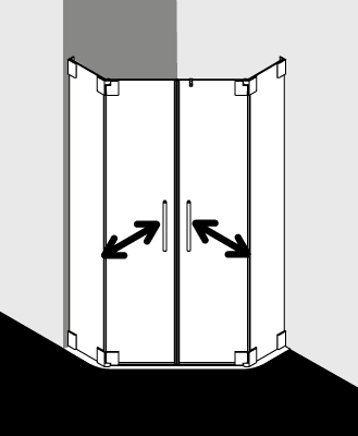 Kermi shower enclosure, PASA PAPFD