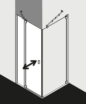 Kermi shower enclosure, RAYA RA1NL TOR